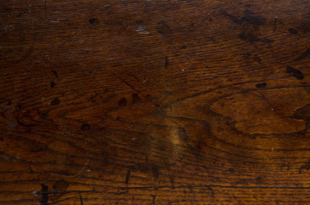 18th century Charming Oak Potboard Dresser Base For Sale 1