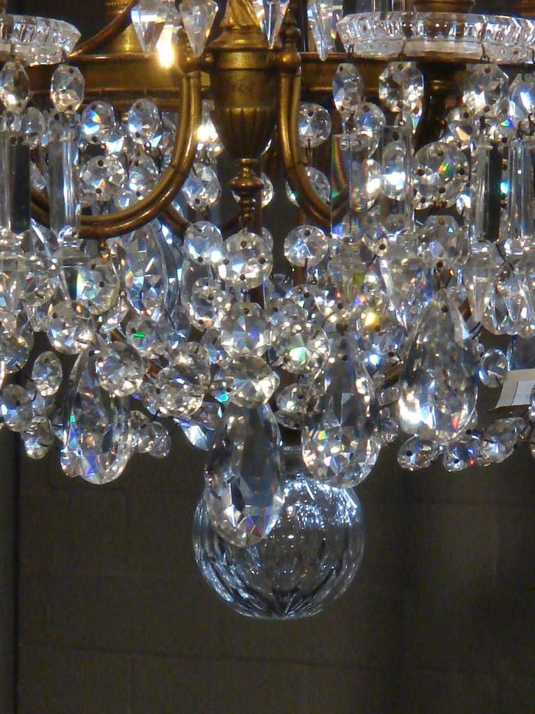 crystal branch chandelier