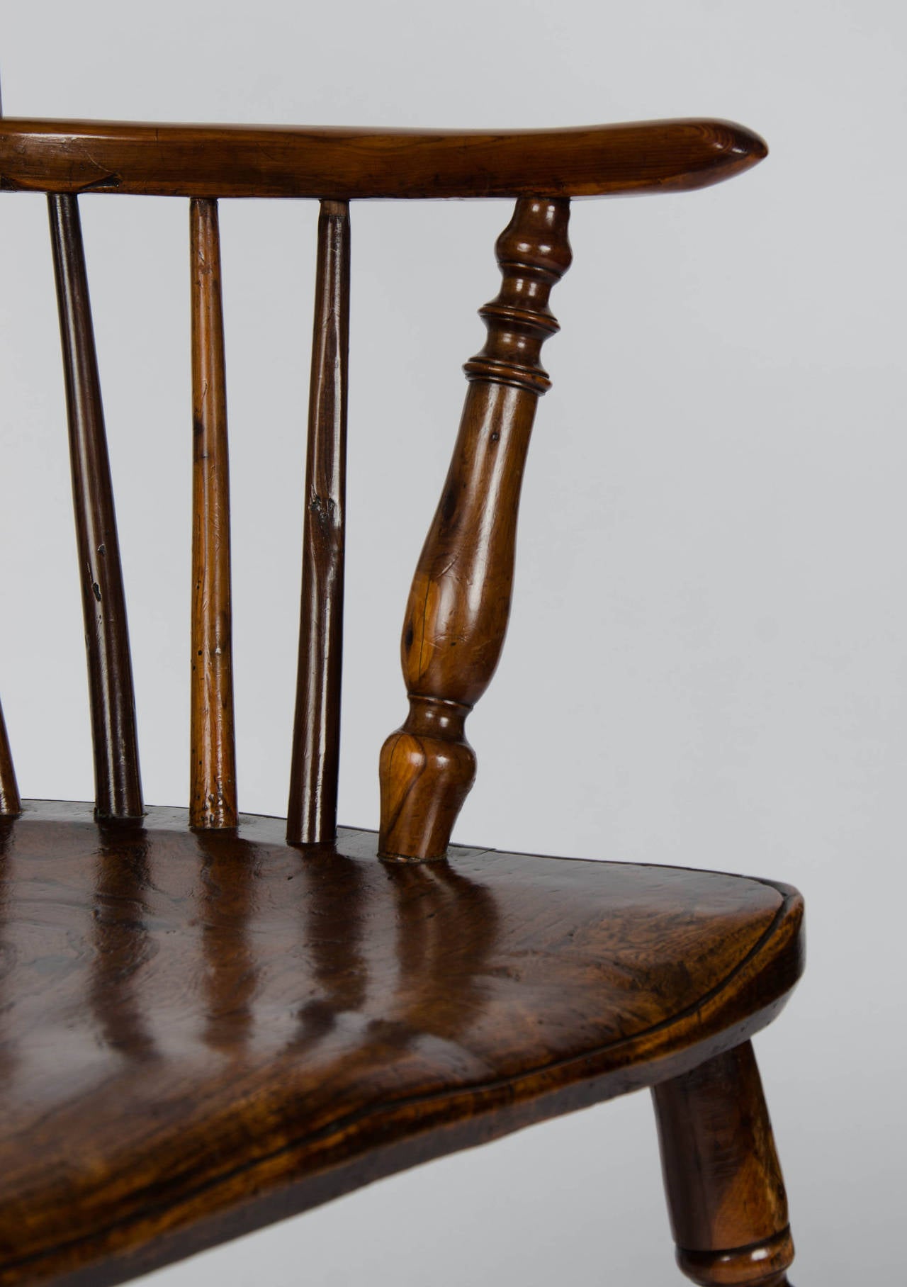 Mid-19th Century A wonderful set of six Windsor chairs.