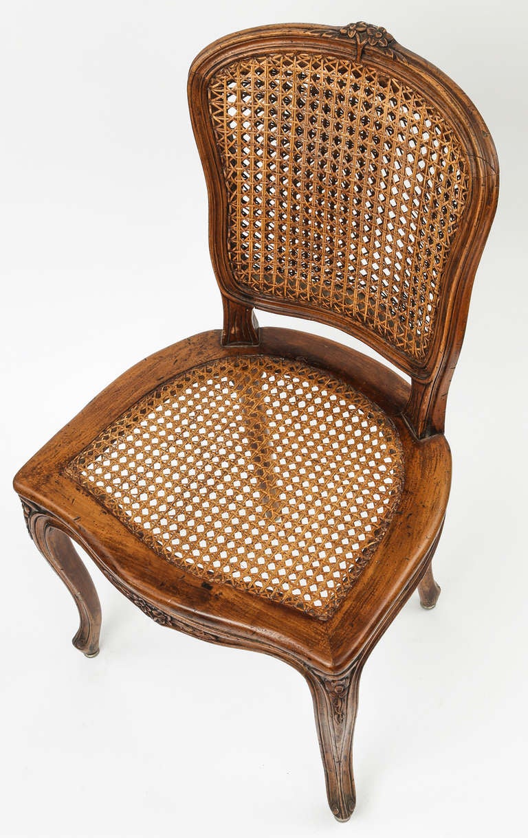 Set Of 8 Caned French Dining Chairs At 1stdibs