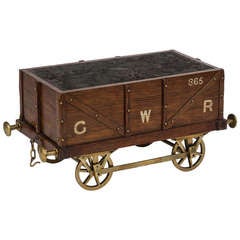 Miniature Railroad Car Smoking Box