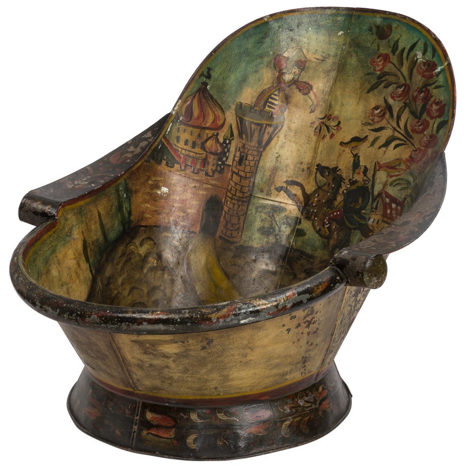 Russian Tole Bath Tub