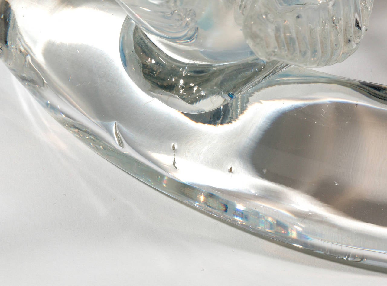 Mid-20th Century Murano Glass Bird Centerpiece