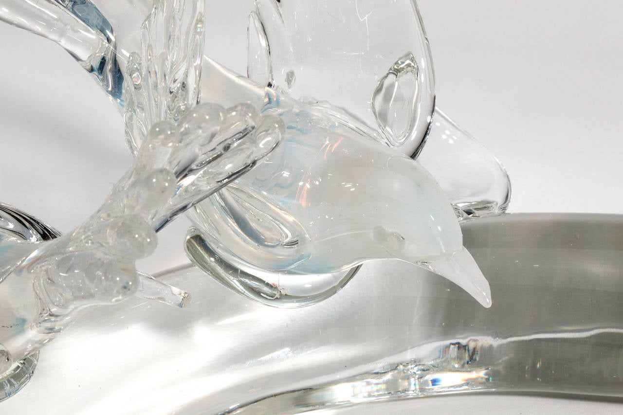 Murano Glass Bird Centerpiece 1