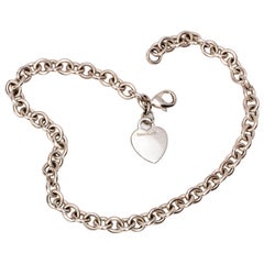 Tiffany & Co. Sterling Silver Heart Chain Necklace