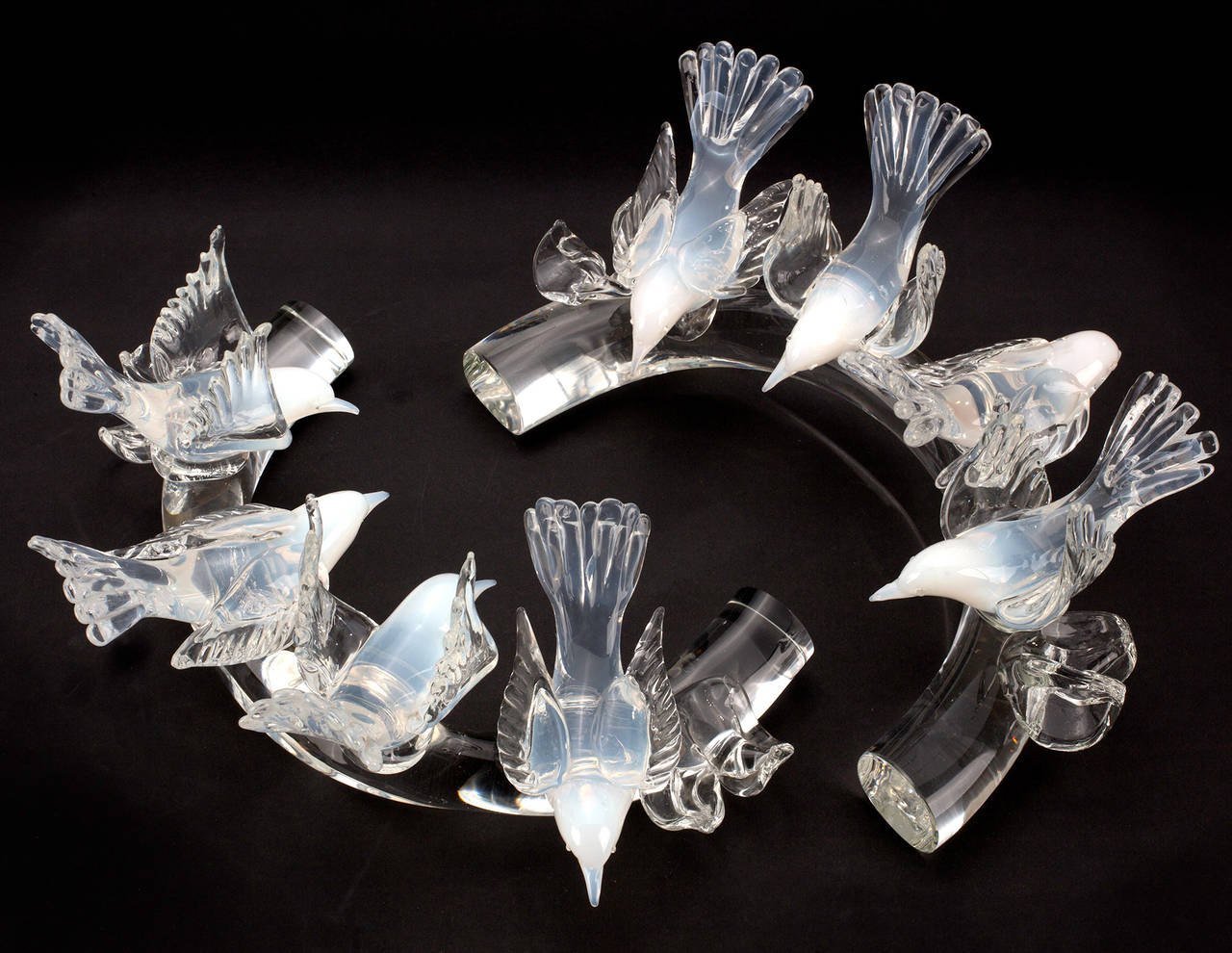 Murano Glass Bird Centerpiece 4