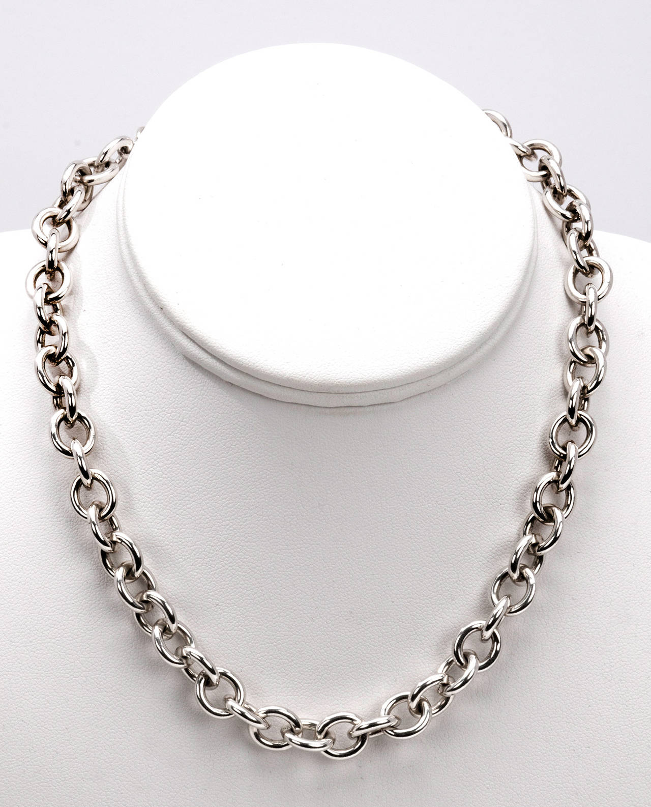 Tiffany & Co Sterling Silver Necklace Chain 3