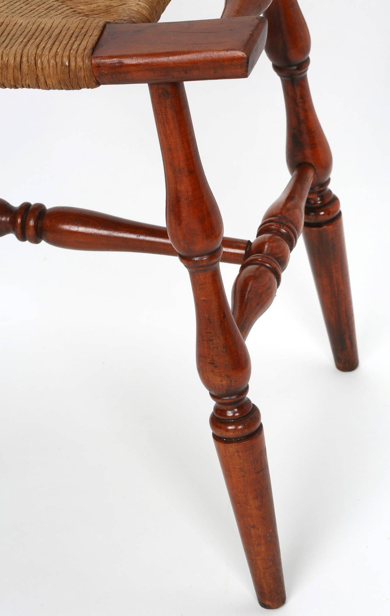 Rush Seat Bench 2
