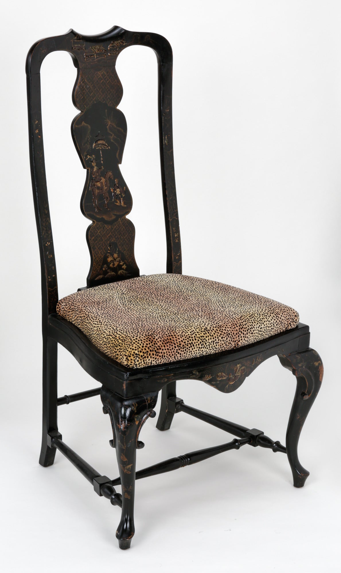 Set of Four Chinoiserie Chairs