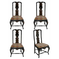 Set of Four Chinoiserie Chairs