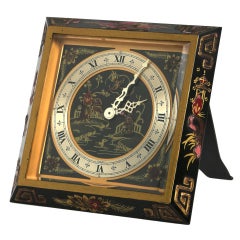 Chinoiserie Table or Desk Clock