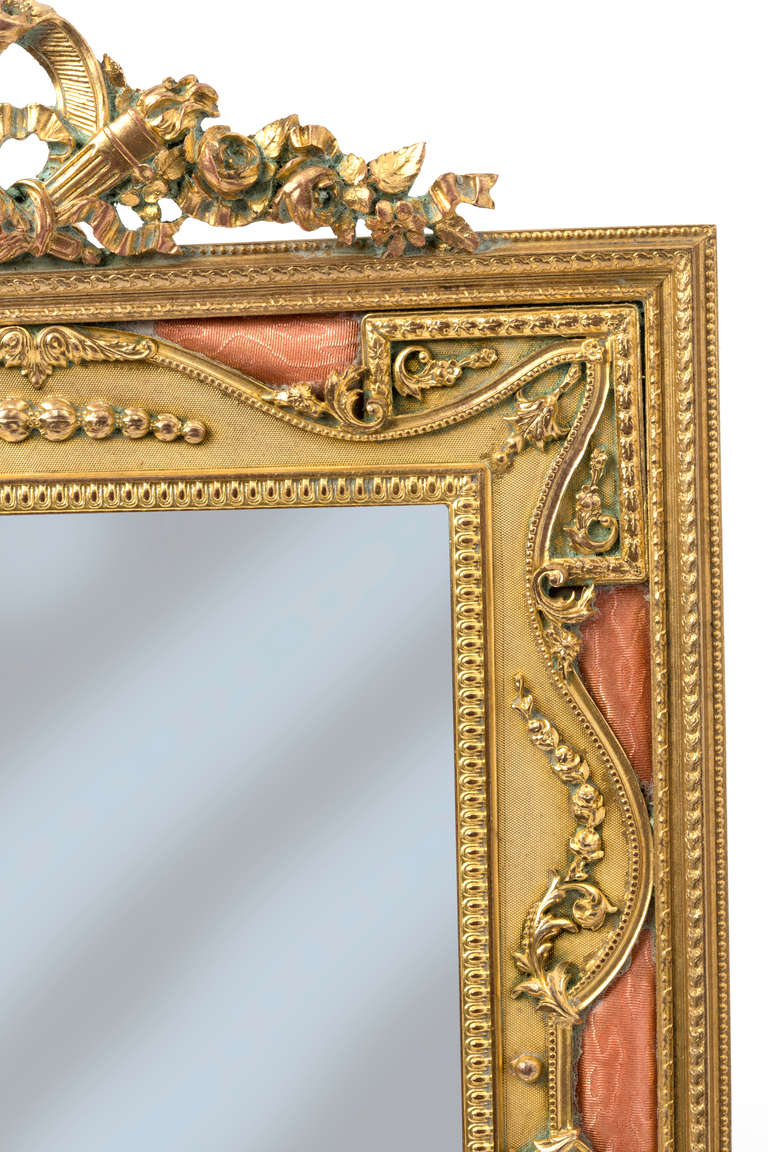 Gilt 1900s Bronze Dore Photo Picture Frame