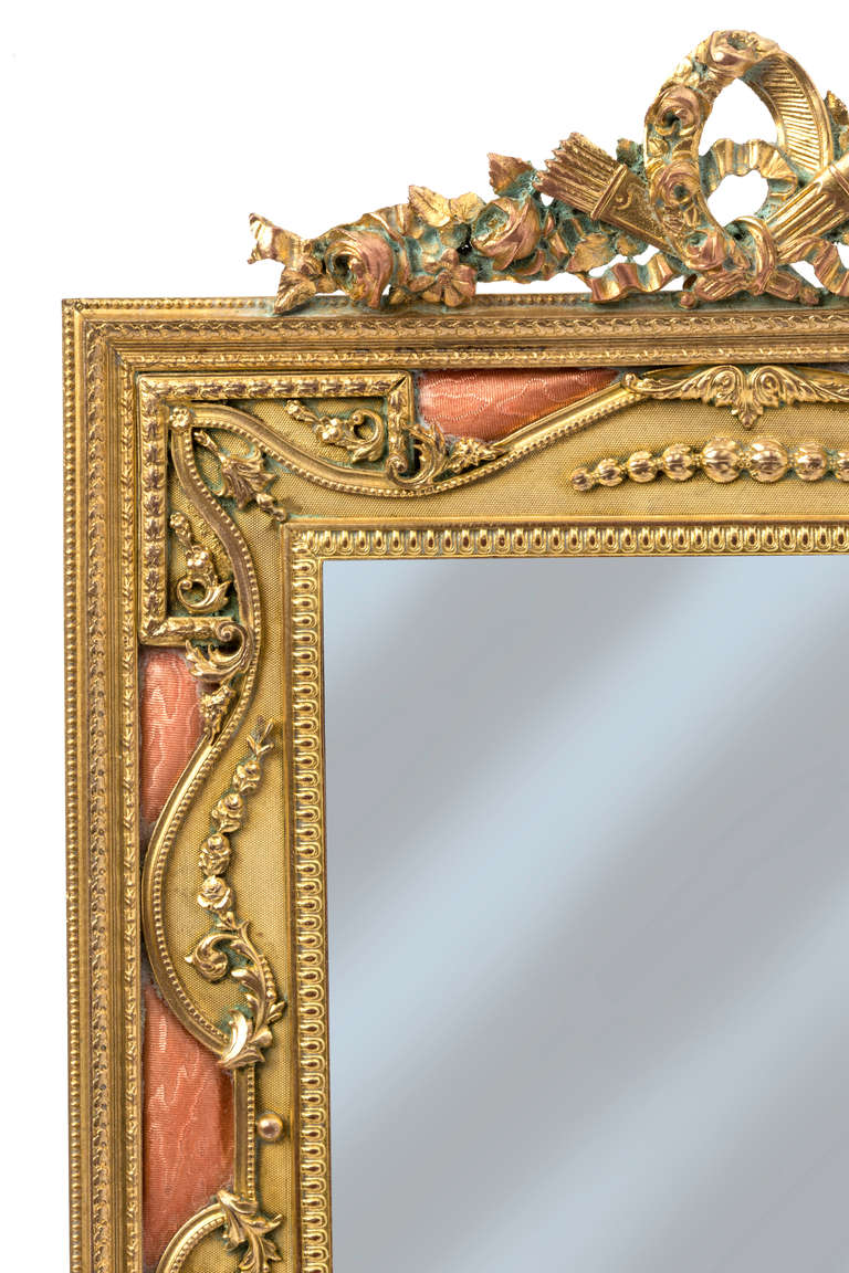 20th Century 1900s Bronze Dore Photo Picture Frame