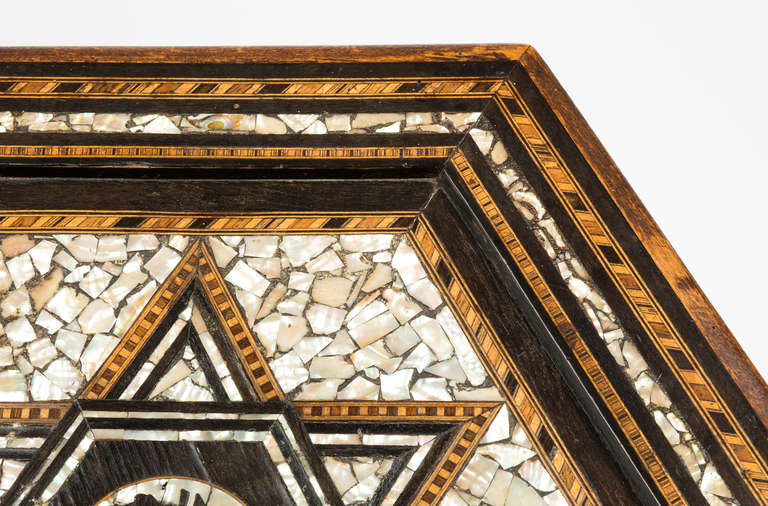 Moroccan Mother of Pearl Inlay Table 2