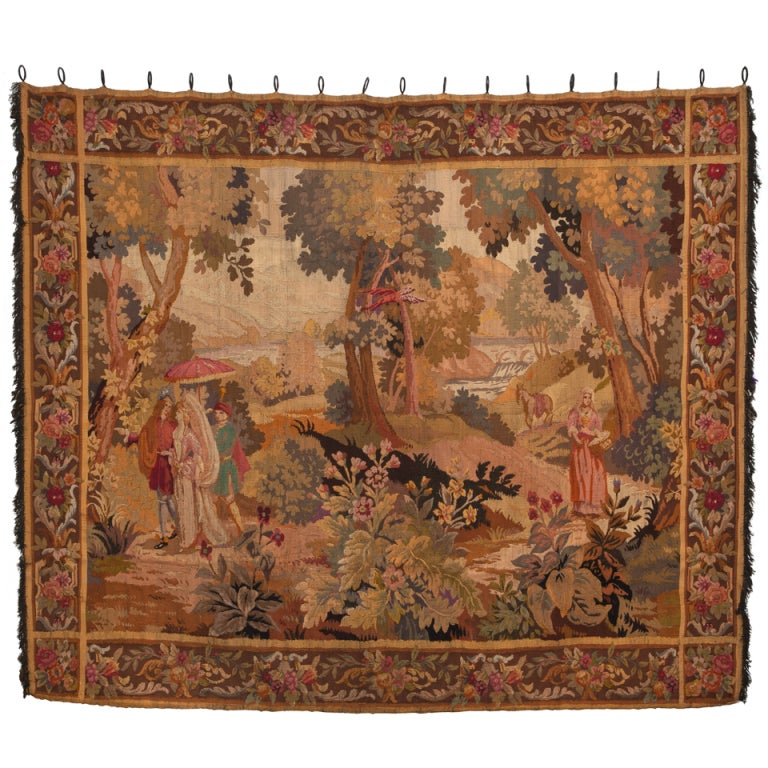 Circa 1820 French Country Scene Tapestry at 1stDibs french country