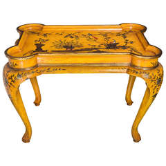 English Style Chinoiserie Tray Table