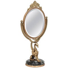Bronze Griffin Vanity Table Mirror