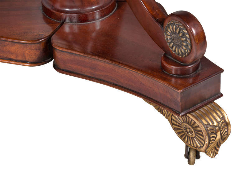 Rare circa 1880s Round English Bookcase For Sale 5