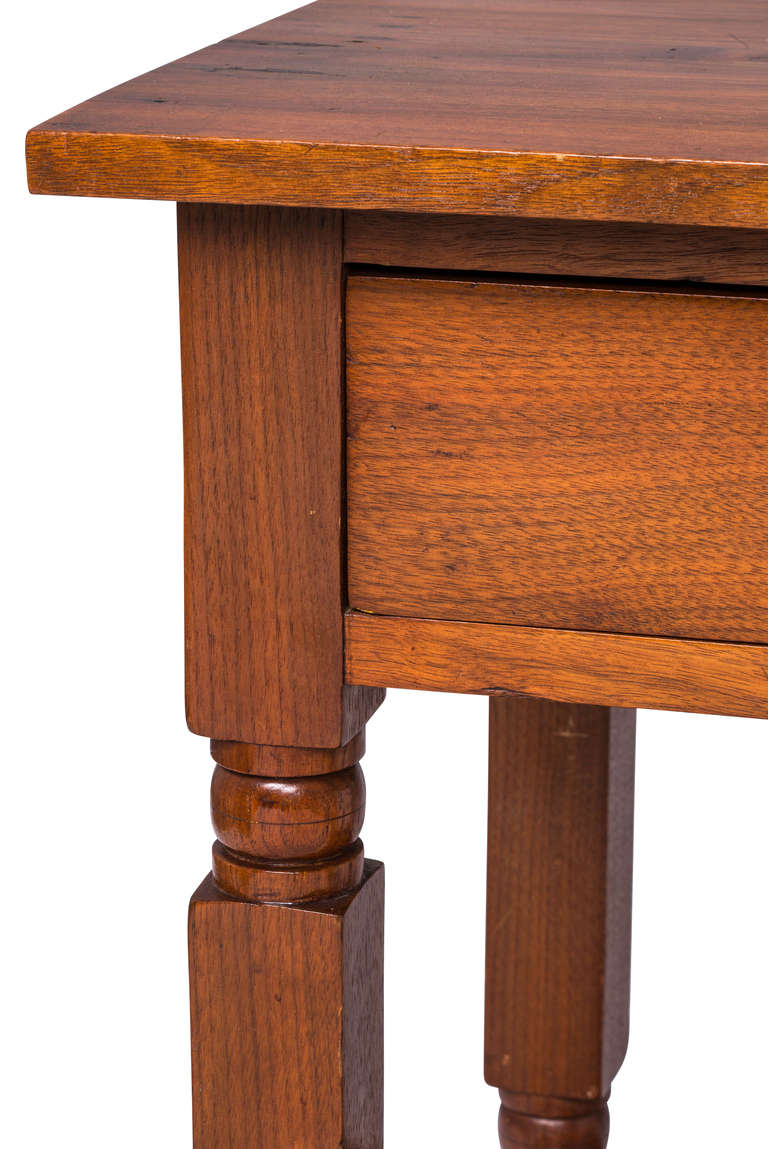 C. 1900  French Cherry Wood Night Stand Side Table 2