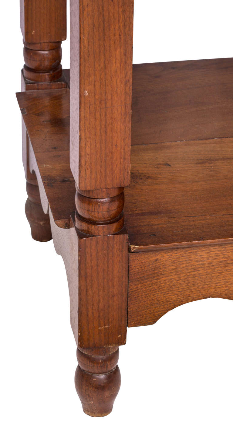 C. 1900  French Cherry Wood Night Stand Side Table 5