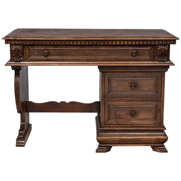Spanish Revival Desk Jack Rennick at 1stdibs