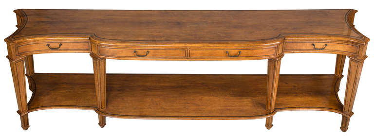 American Large-Scale Console Table For Sale