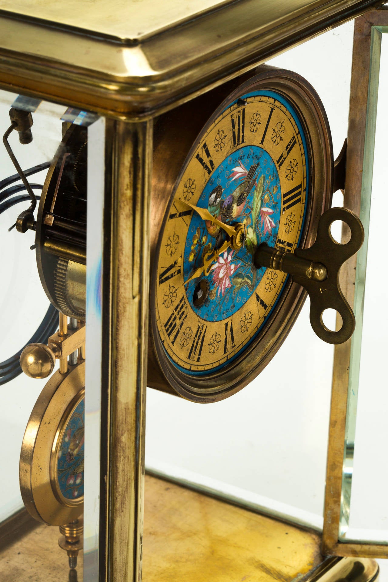 1880s French Eight-Day Regulator Clock 3