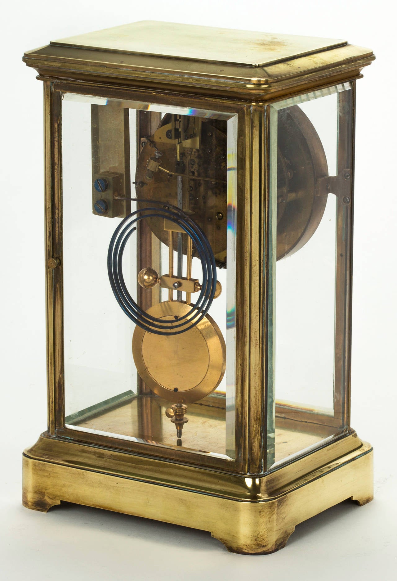 1880s French Eight-Day Regulator Clock In Excellent Condition In Summerland, CA