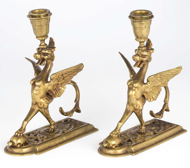 1920s candle holders