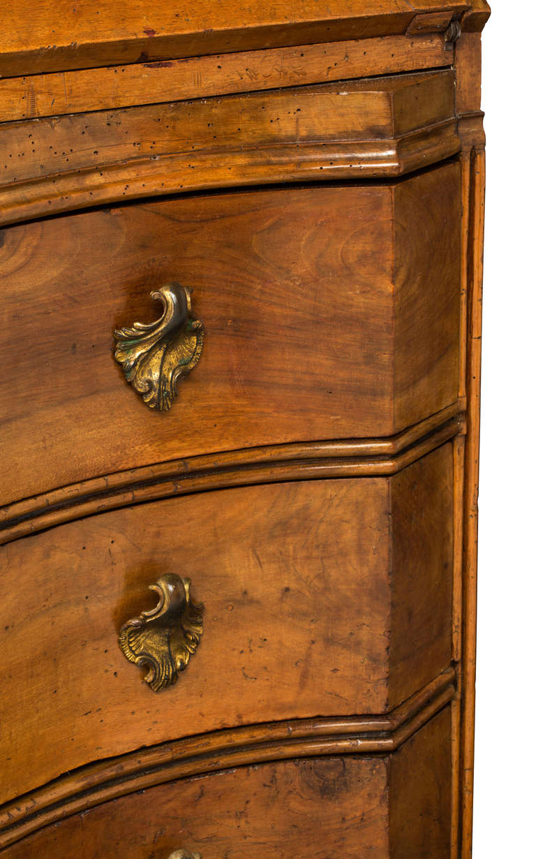 Walnut 18th c.  Italian Drop Front Desk Secretaires