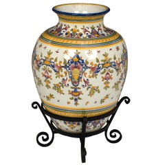Vintage Urn Vessel, Large 29" Tall  Portuguese 