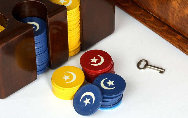 Poker Chip Marquetry Box 2