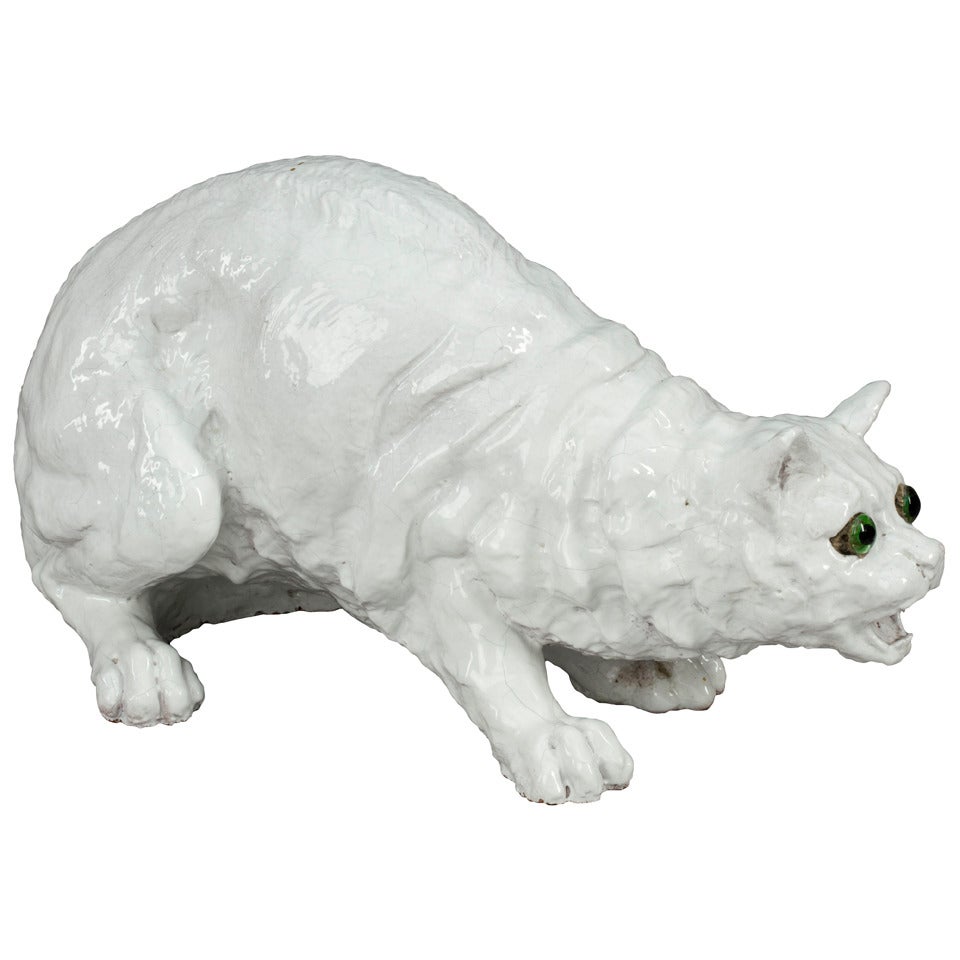 Faience "Scaredy Cat"