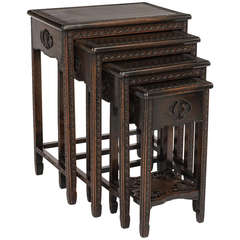 Chinese Four Stack Nesting Tables
