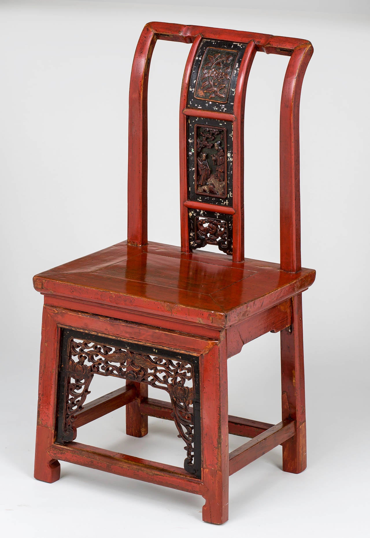 Chinese Red Child Bride Chair