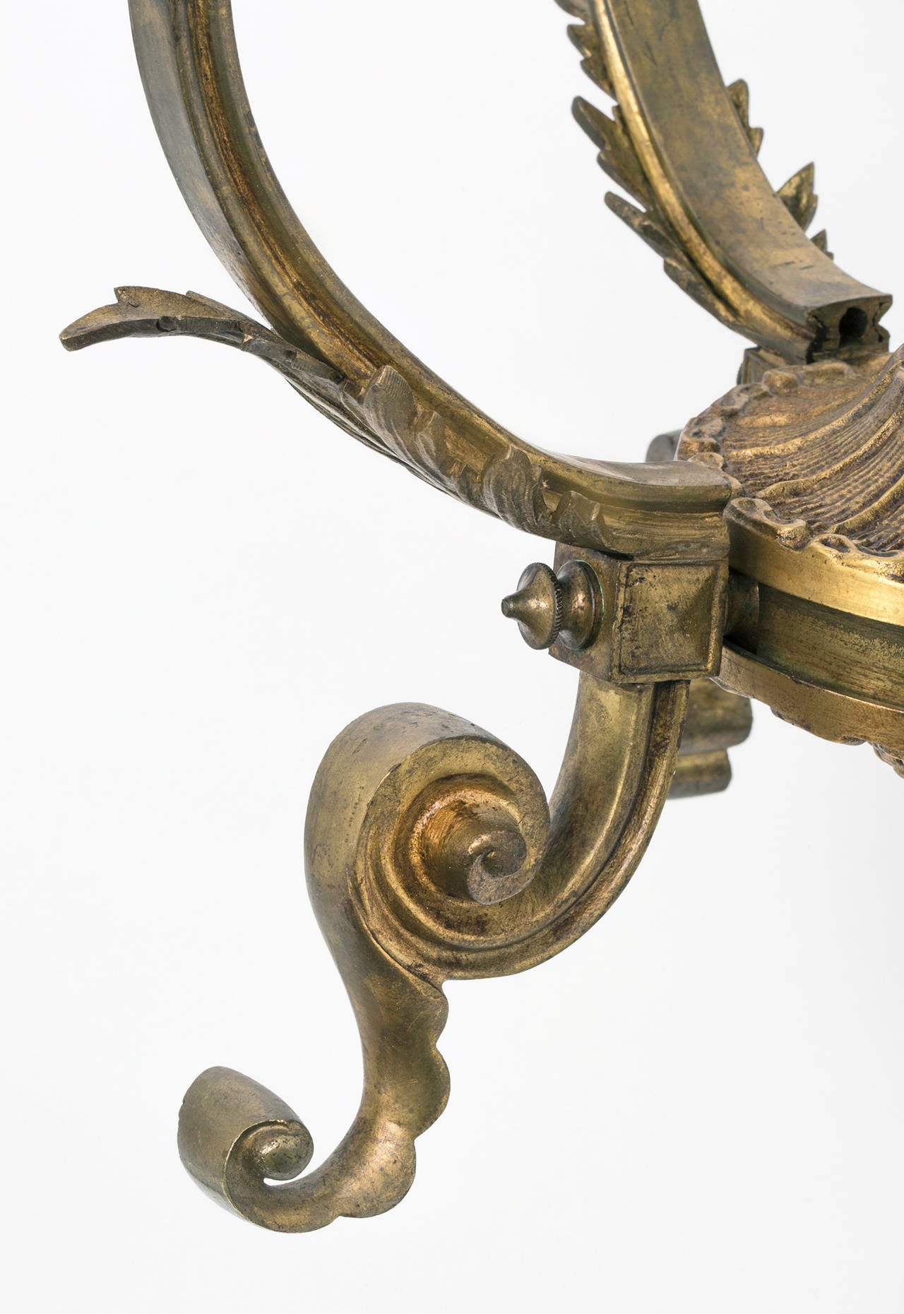 Wall Lights, Grand Scale Bronze Wall Sconces For Sale 3