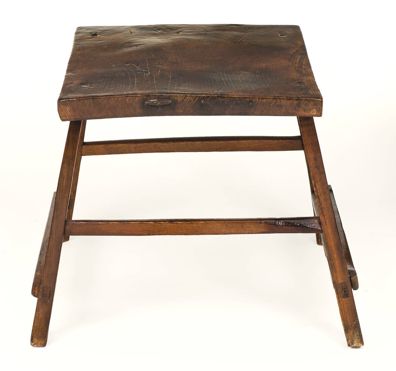 Early 20th Century Primitive Chinese Elmwood Table or Bench