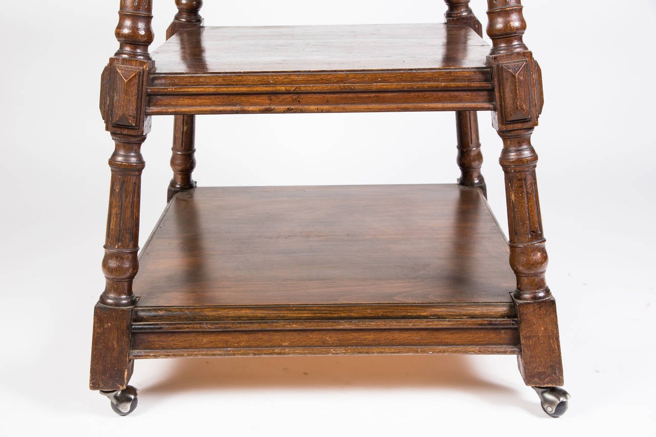 Three-Tiered Square Table For Sale 4
