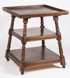 Three-Tiered Square Table