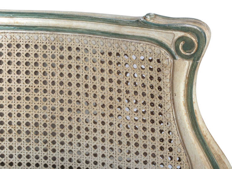 Pair of French Cane Arm Chairs 1