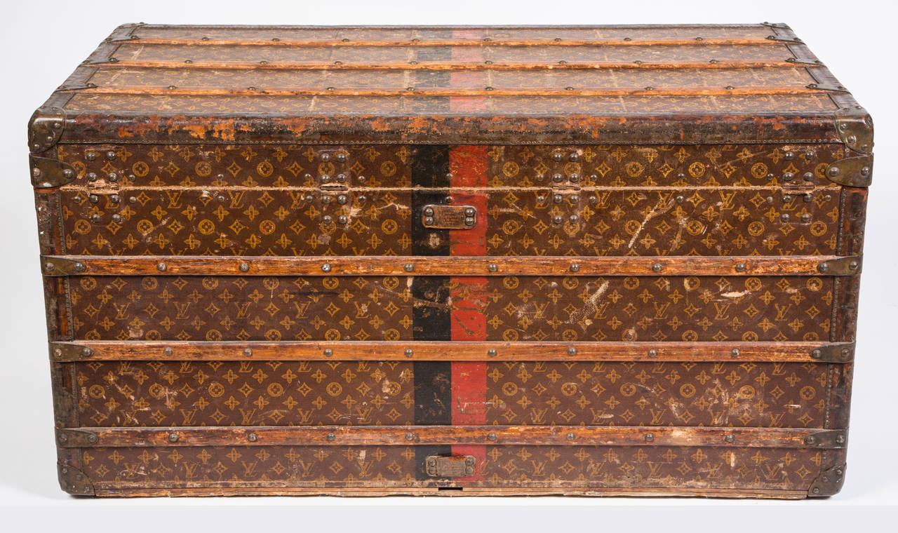 Early 20th Century Louis Voutton Trunk For Sale