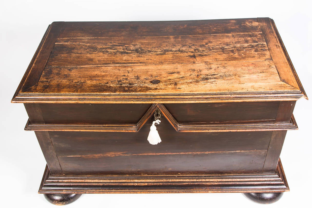 Blanket Trunk, Chest, 19th Century  Belgium  In Good Condition For Sale In Summerland, CA