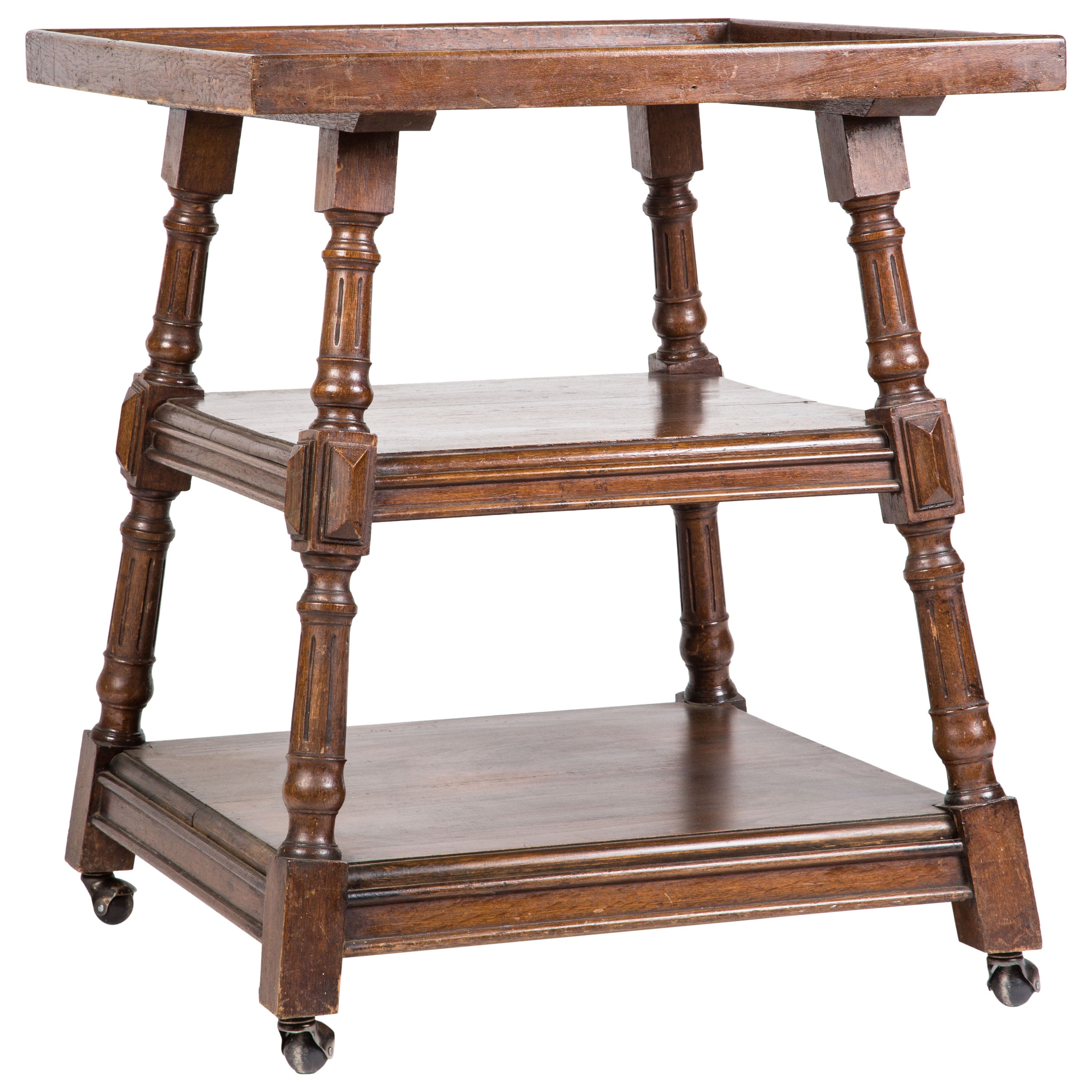 Three-Tiered Square Table For Sale