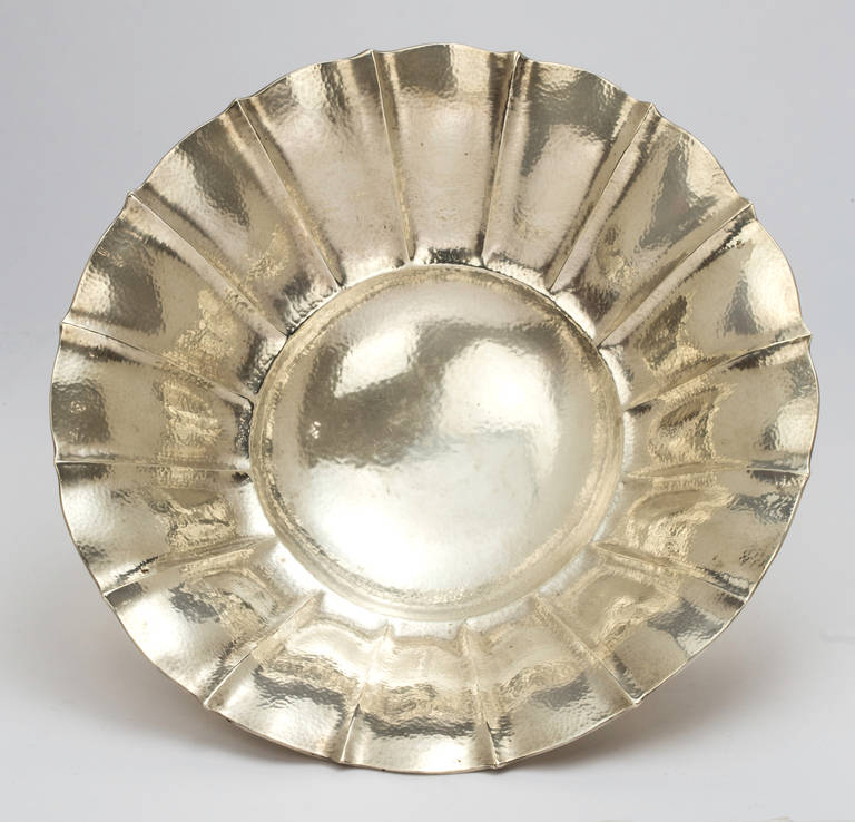 silver bowl centerpiece