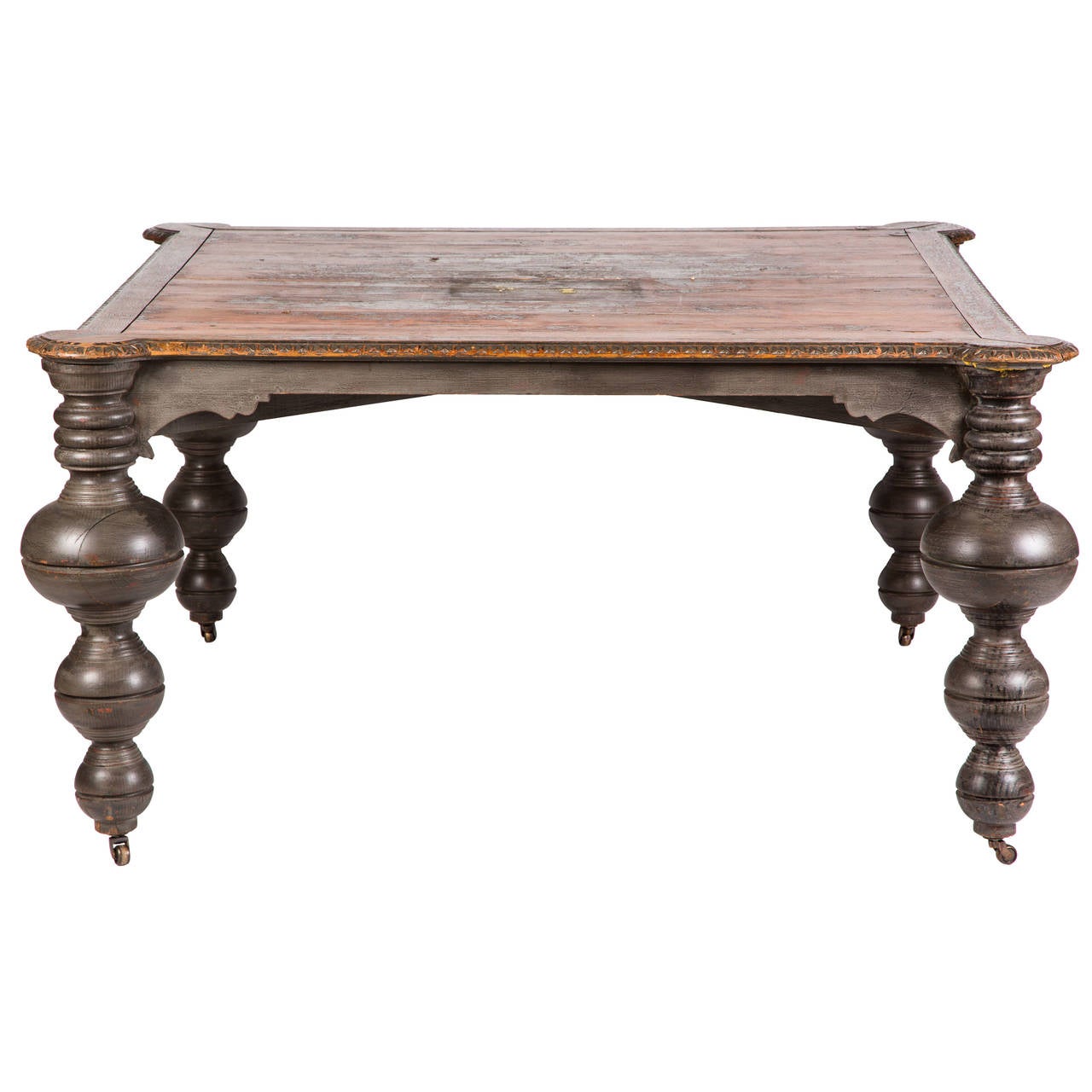 19th Century Large Square Center Table For At 1stdibs 19th Century Large Square Center Table For