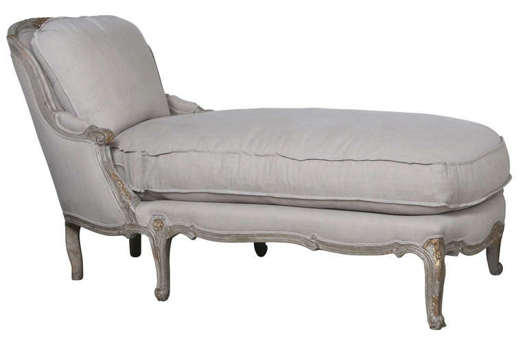 Louis XV French Chaise Lounge Daybeds