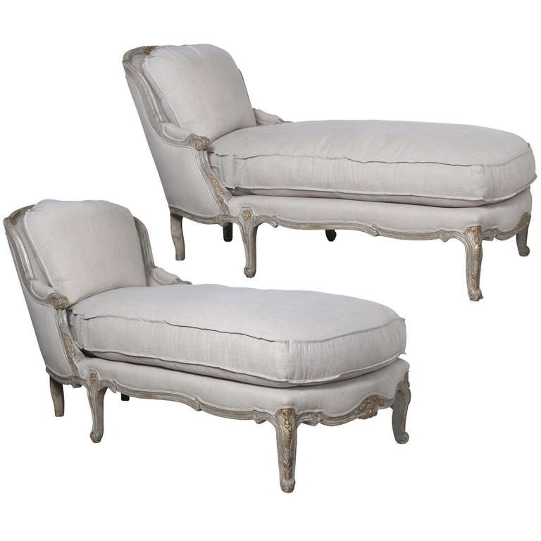 French Chaise Lounge Daybeds at 1stDibs