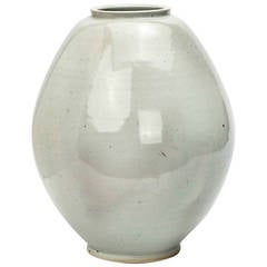 Signed Korean Celadon Pot