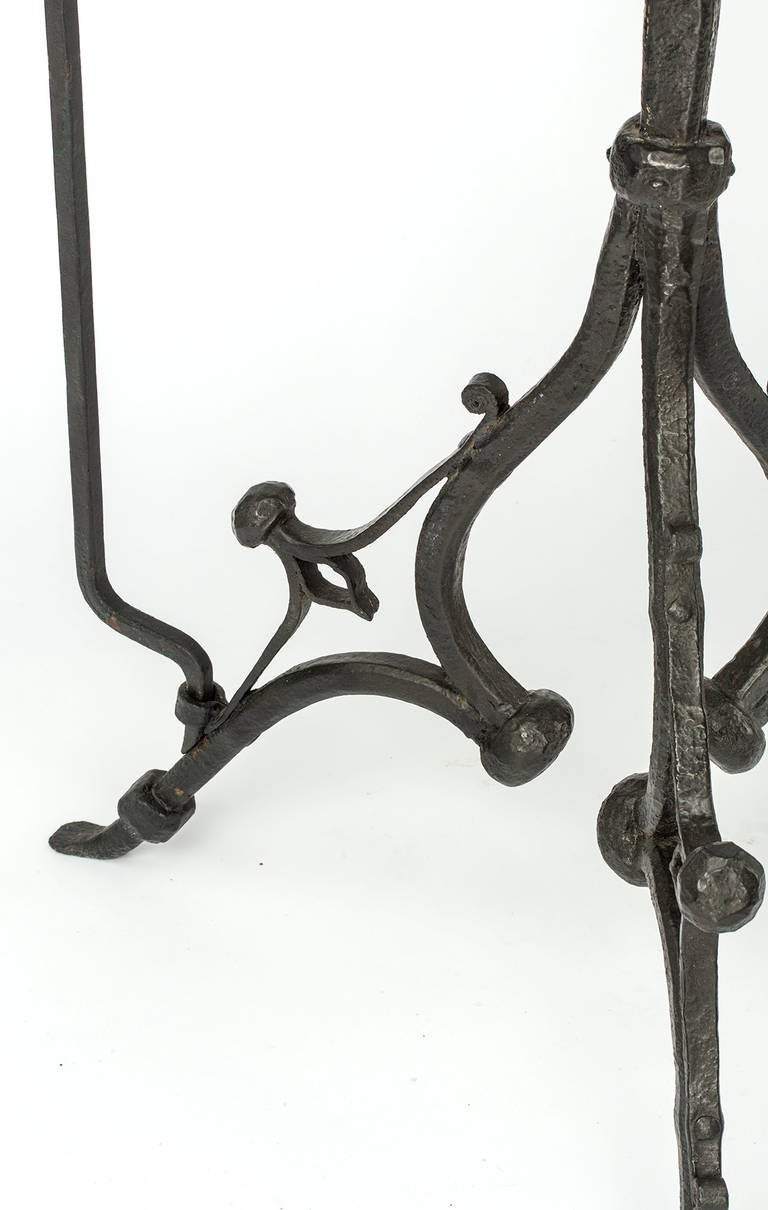 Plant stand, 19c Bronze Bowl And iron stand For Sale 6