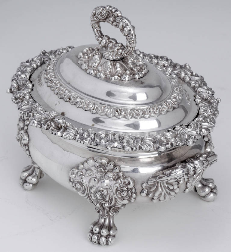 Late 19th Century Pair of Superb Silver Plate Tureens
